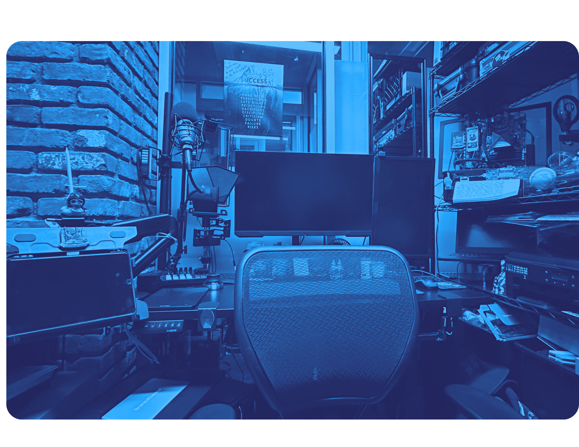 View of the office interior